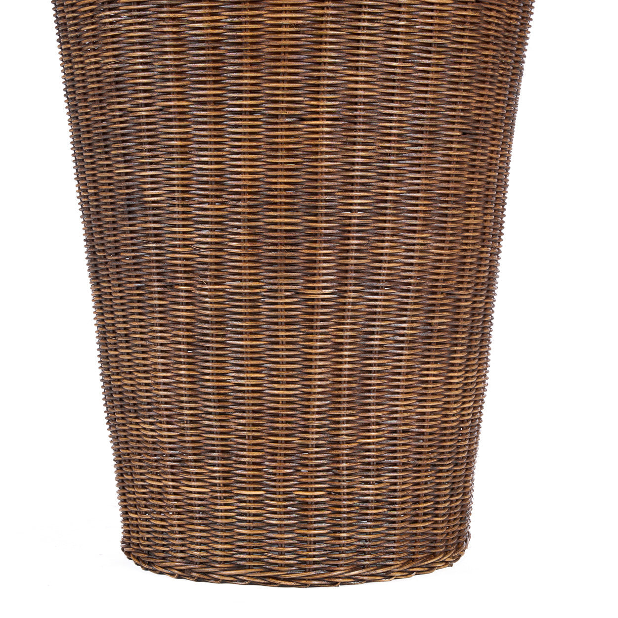 Abat-jour de suspension Amphora en rotin teinté noyer 50 cm, vue 8
