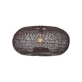 Suspension Arizona bambou bordeaux 70 cm E27