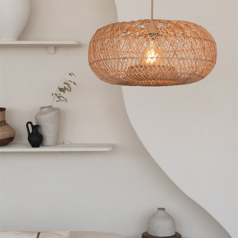 Dimensions Suspension Arizona bambou naturel 50 cm E27