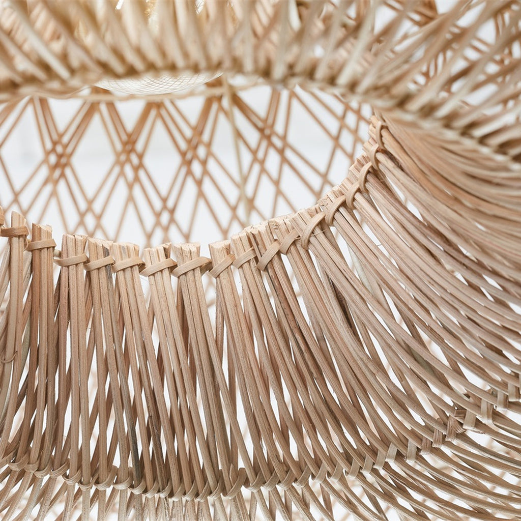 Suspension Arizona bambou naturel 70 cm E27, vue 7