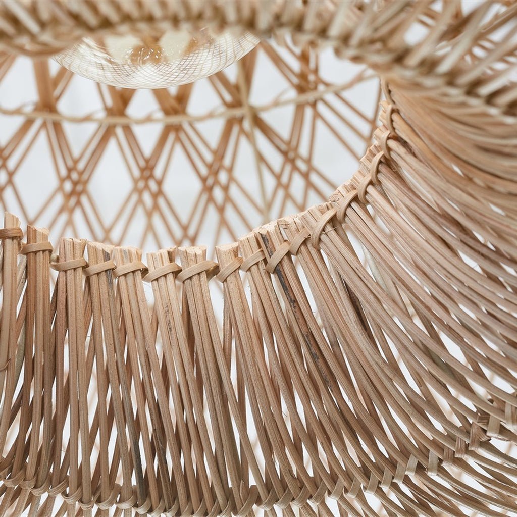 Suspension Arizona bambou naturel 70 cm E27, vue 8