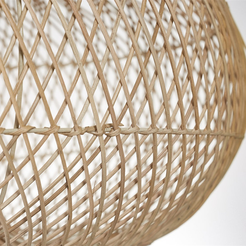 Suspension Arizona bambou naturel 70 cm E27, vue 9