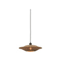 Suspension Bali bambou naturel et noir 44 cm E27