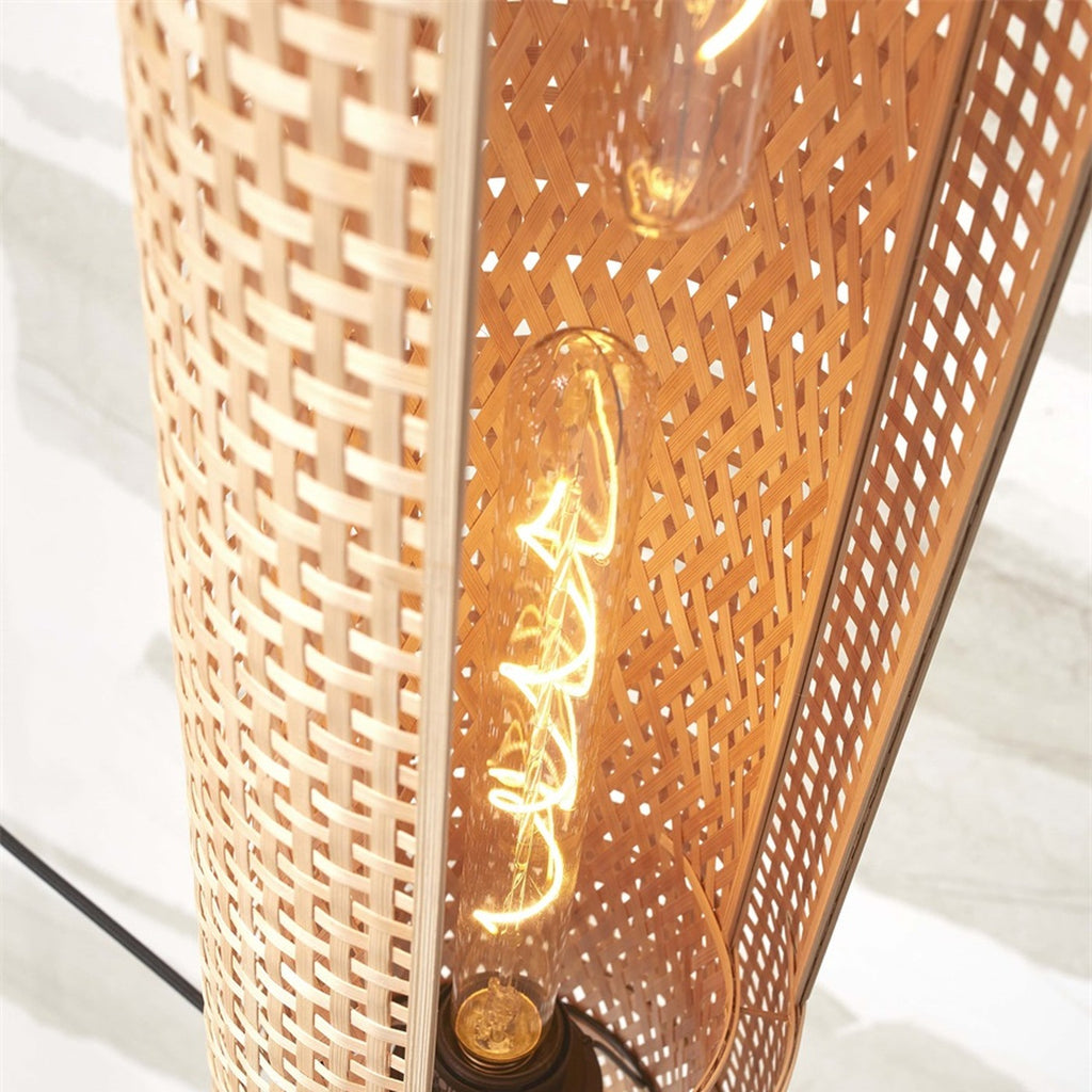 Suspension Bhutan bambou naturel cylindre 85 cm E27, vue 8