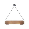 Suspension Bhutan bambou naturel cylindre 85 cm E27
