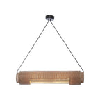 Suspension Bhutan bambou naturel cylindre 85 cm E27