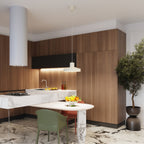 Suspension Bilo métal beige E27, ambiance chaleureuse