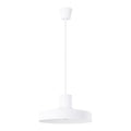 Suspension Bilo métal blanc E27