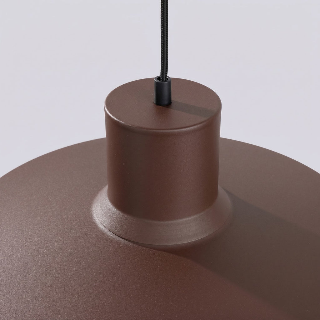 Suspension Bilo métal brun E27, vue 7