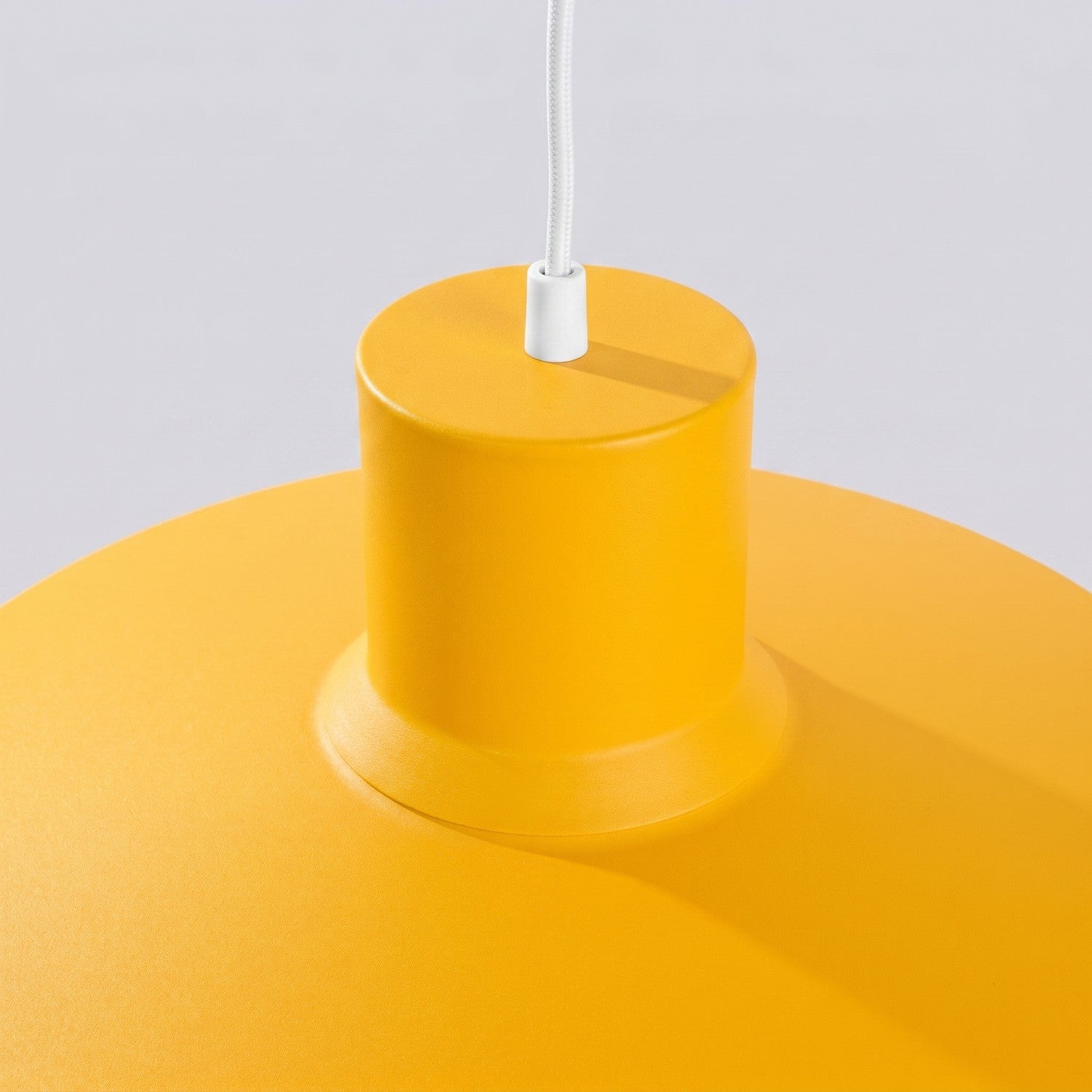 Suspension Bilo métal jaune E27, vue 7