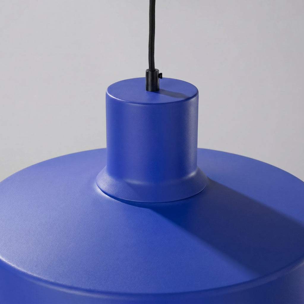 Suspension Bilo métal bleu outremer E27, vue 7