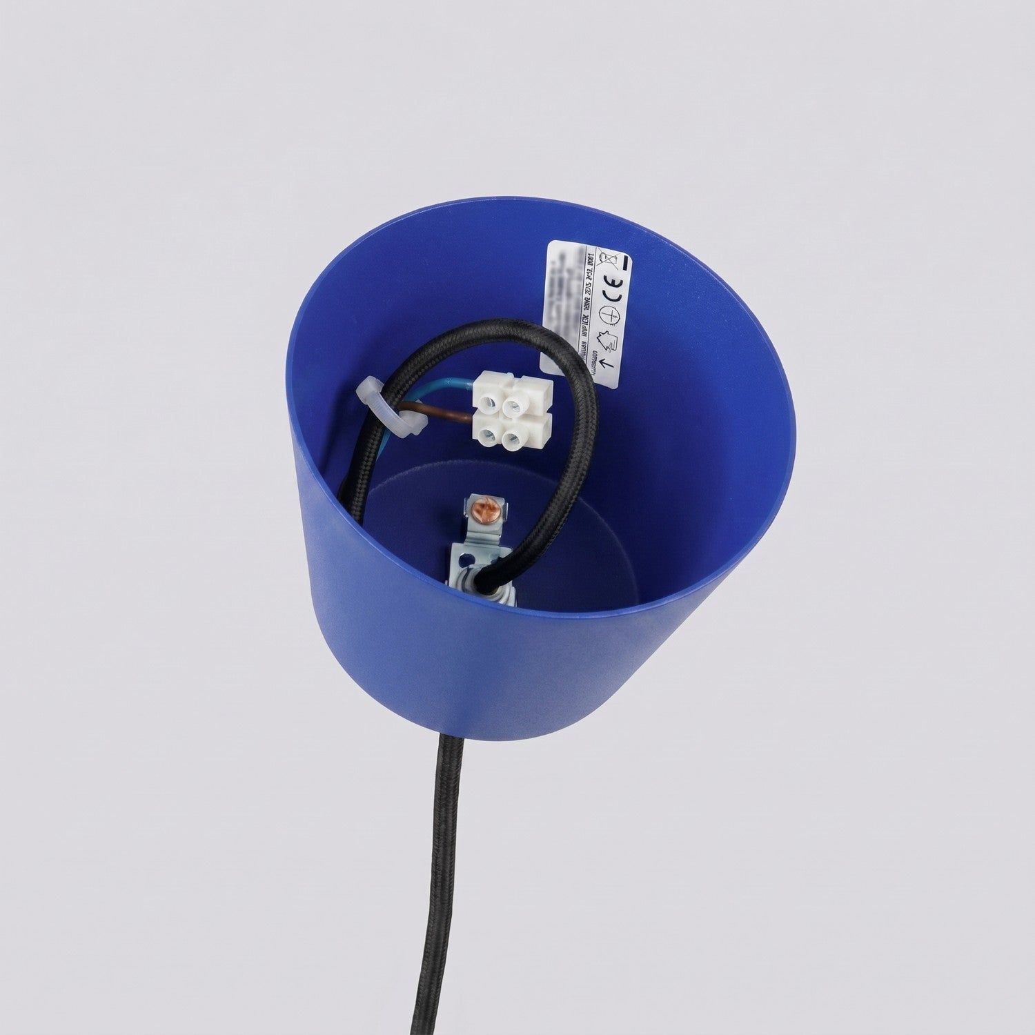 Suspension Bilo métal bleu outremer E27, vue 9