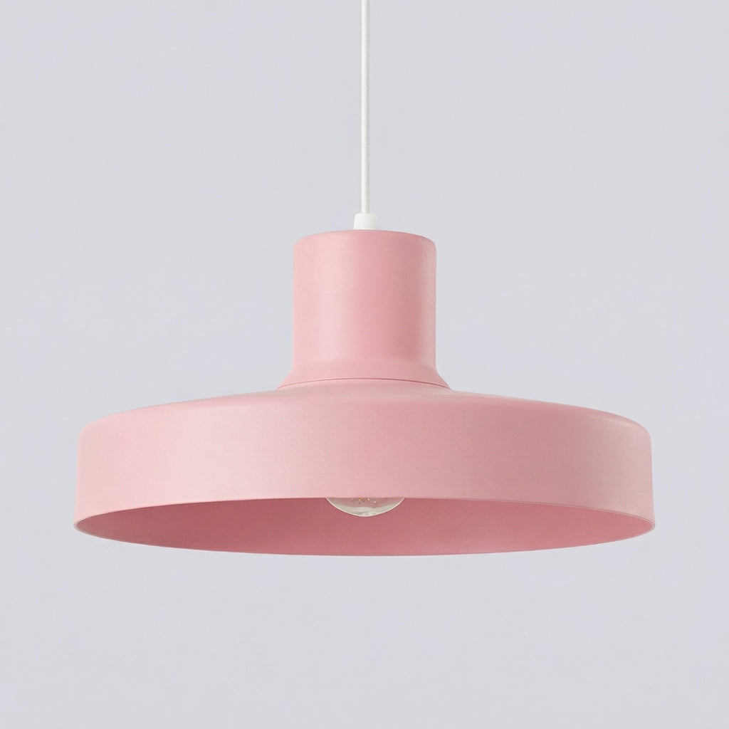 Suspension Bilo métal rose E27, vue 5