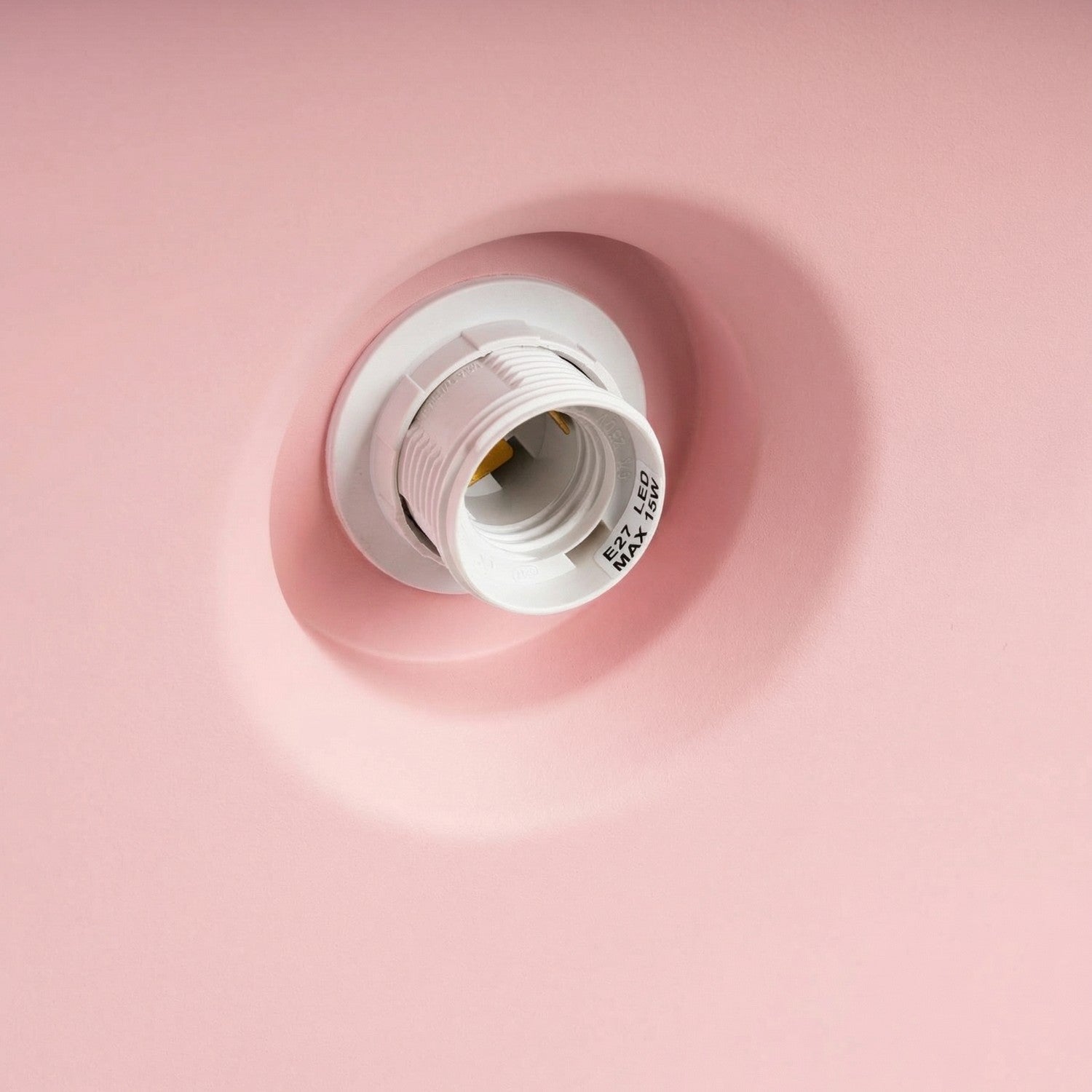 Suspension Bilo métal rose E27, vue 8