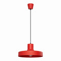 Suspension Bilo métal rouge E27