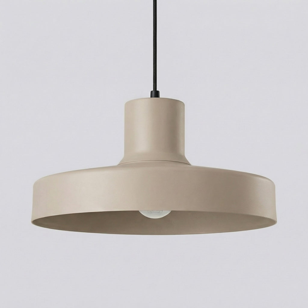 Suspension Bilo métal taupe E27, vue 5