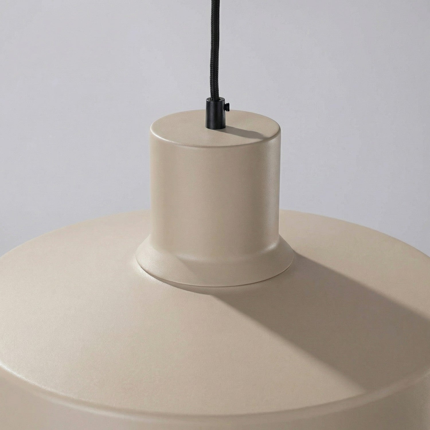 Suspension Bilo métal taupe E27, vue 7