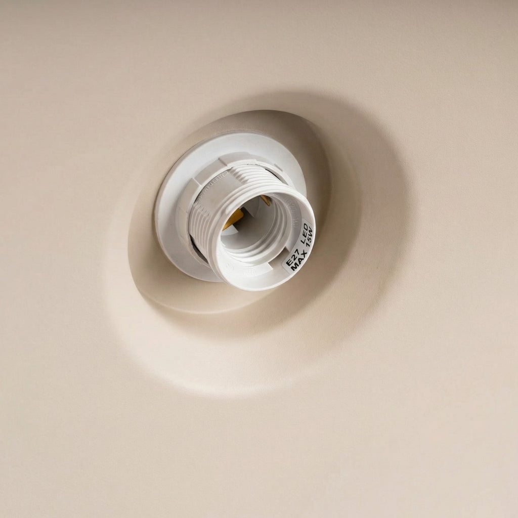 Suspension Bilo métal taupe E27, vue 8
