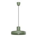 Suspension Bilo métal vert olive E27