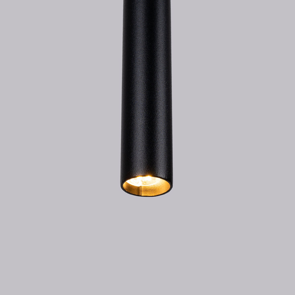 Suspension Bliss métal noir G9, gros plan