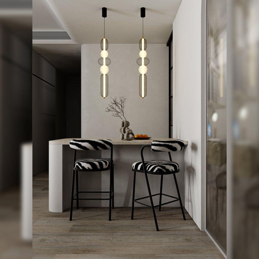 Suspension Bora B noire, vue 2