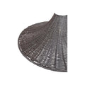 Suspension Borabora bambou noir 40 cm E27