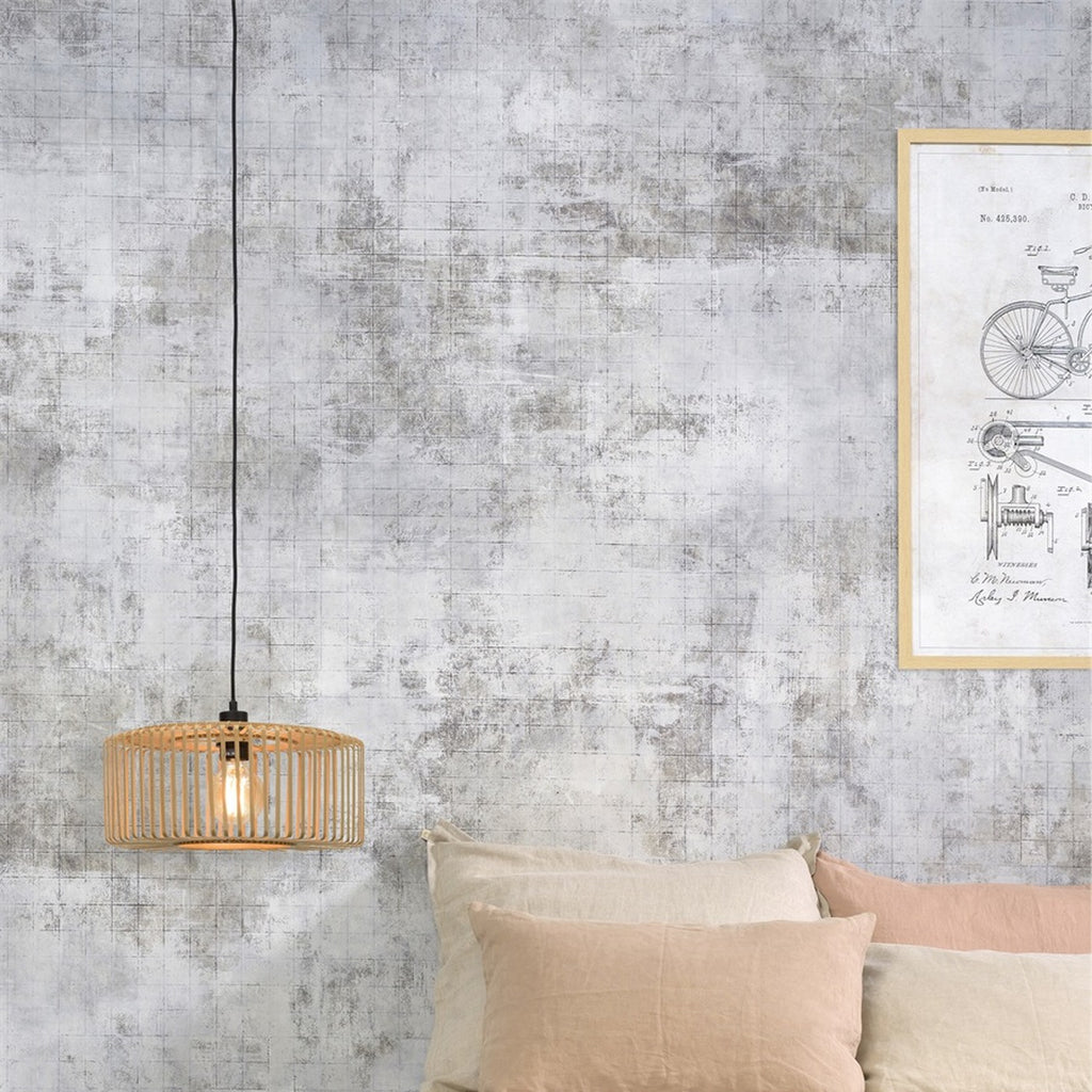 Suspension Bromo bambou naturel 40 cm E27, vue 4