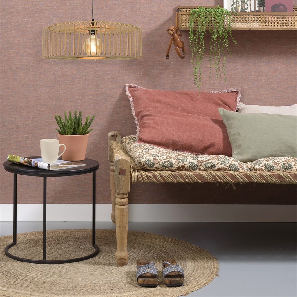 Suspension Bromo bambou naturel 60 cm E27, vue 5