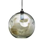 Suspension Bubbella en verre recyclé vert pâle