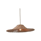 Suspension Cancun rotin naturel 53 cm E27