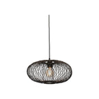 Suspension Cango bambou noir 40 cm E27