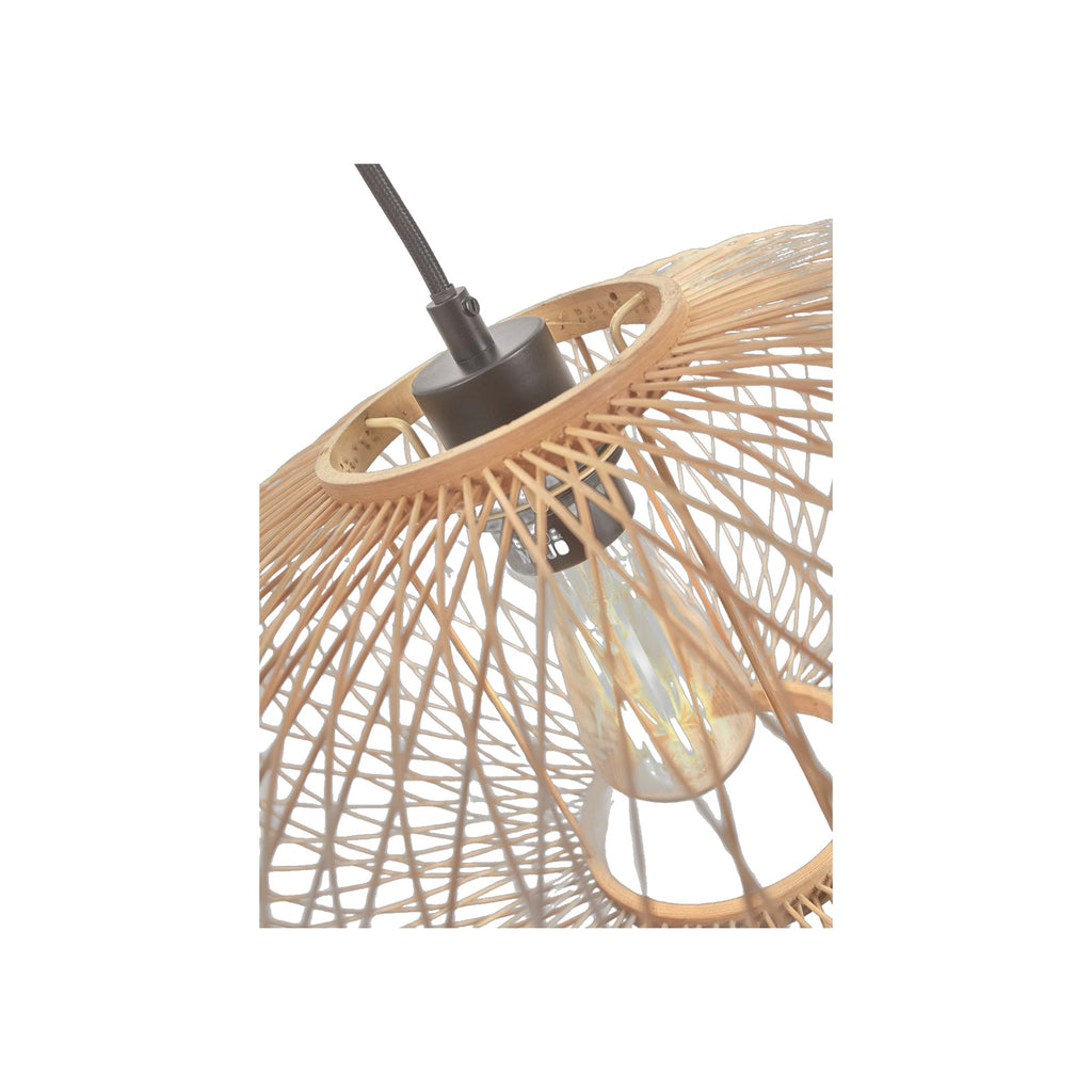 Suspension Cango bambou naturel 40 cm E27