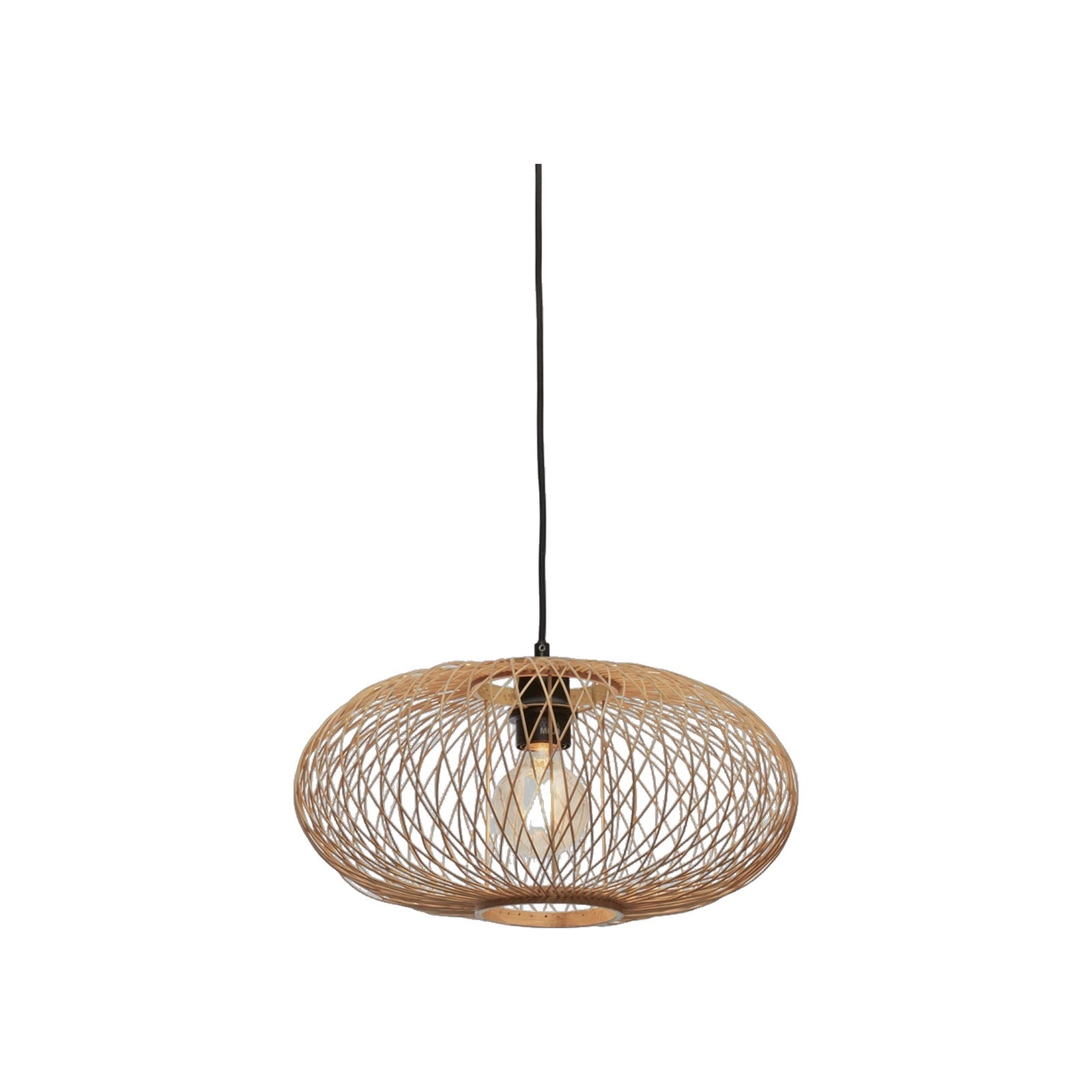 Suspension Cango bambou naturel 40 cm E27
