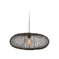 Suspension Cango bambou noir 60 cm E27