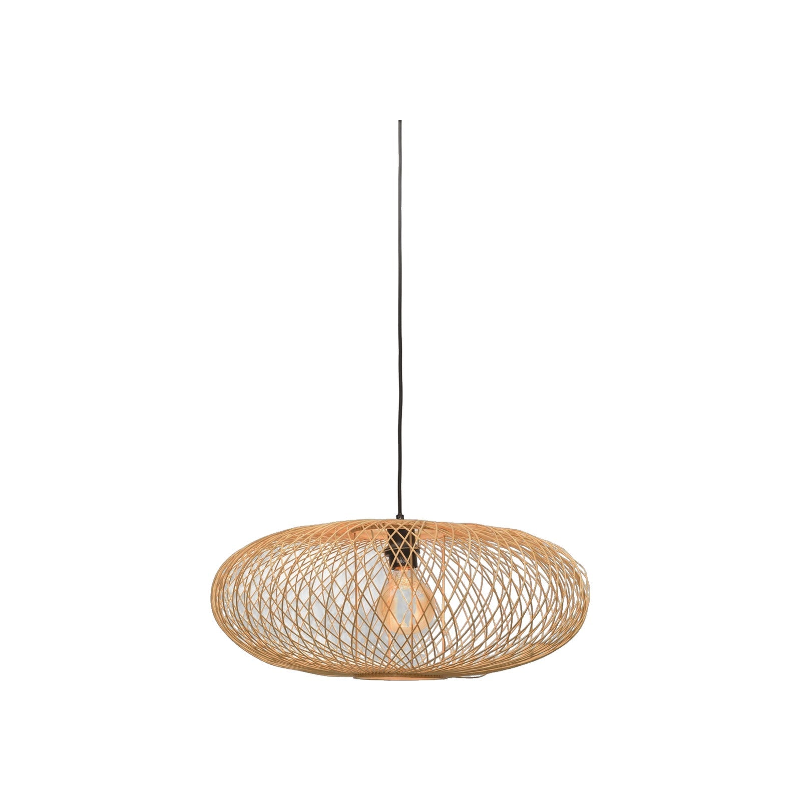 Suspension Cango bambou naturel 60 cm E27