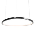 Suspension Cayenne 80 cm noire brossée à variateur