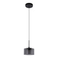 Suspension Cholet verre fumé simple 15 cm