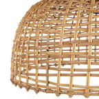 Abat-jour de suspension Cloche en rotin synthétique 60 cm, vue 5