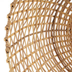 Abat-jour de suspension Cloche en rotin synthétique 60 cm, vue 7
