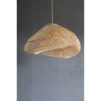 Abat-jour de suspension Cloud en rotin naturel 63 cm, vue 4