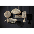 Abat-jour de suspension Cloud en rotin naturel 63 cm, vue 5