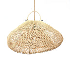 Abat-jour de suspension Cloud en rotin naturel 63 cm, vue 7