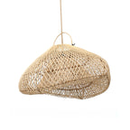 Abat-jour de suspension Cloud en rotin naturel 63 cm