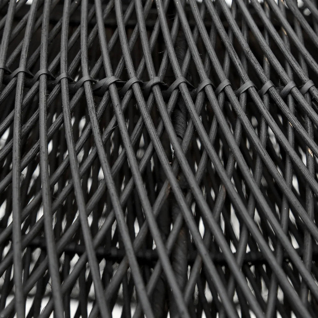 Abat-jour de suspension Cloud en rotin noir 120 cm, vue 8