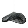 Abat-jour de suspension Cloud en rotin noir 120 cm