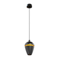 Suspension Cometshine noire et dorée (petit modèle)