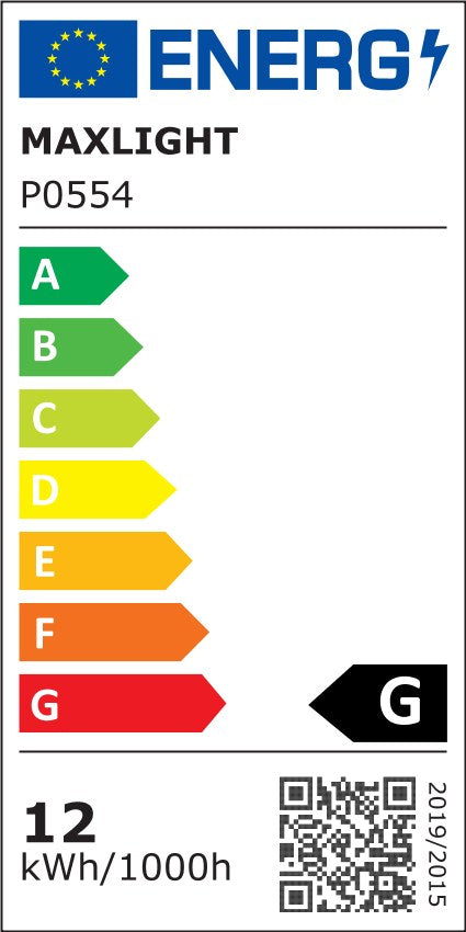 Étiquette énergie classe G de la suspension Cone ø 18 cm