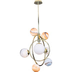 Suspension Cosmos I dorée G9