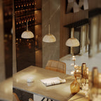 Suspension Cuccina travertin beige, vue 5