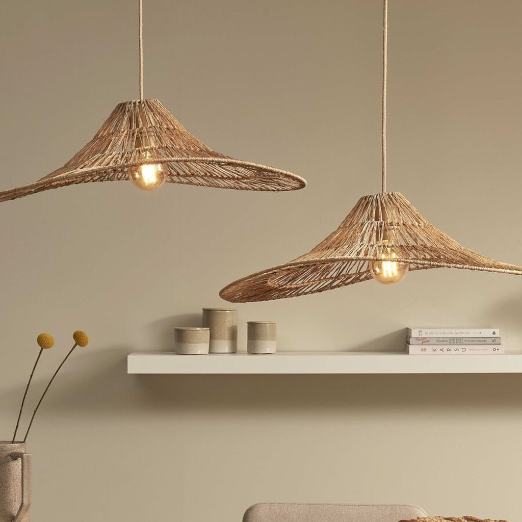 Suspension Cuzco jute naturel 65 cm E27, vue 3
